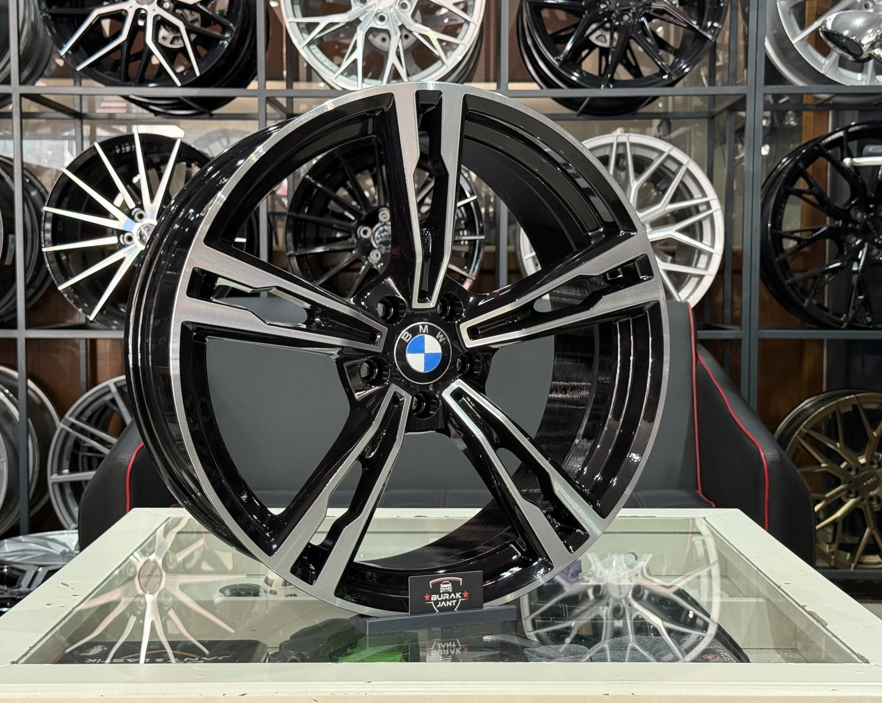 20 İNÇ 5X112 BMW G11 G12 G70 G30 UYUMLU BLACK DİAMOND ÖN/ARKA JANT MODELİ (4ADET) - Görsel 2