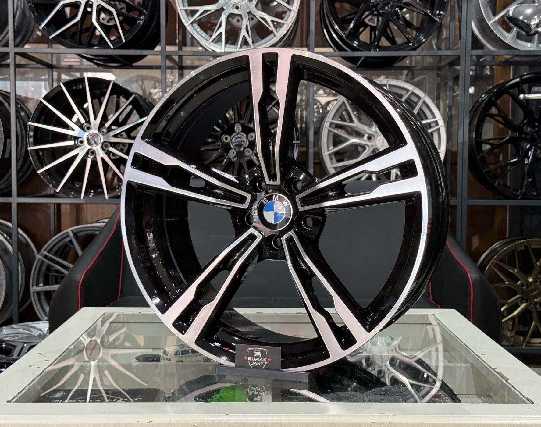 20 İNÇ 5X112 BMW G11 G12 G70 G30 UYUMLU BLACK DİAMOND ÖN/ARKA JANT MODELİ (4ADET) - Görsel 3