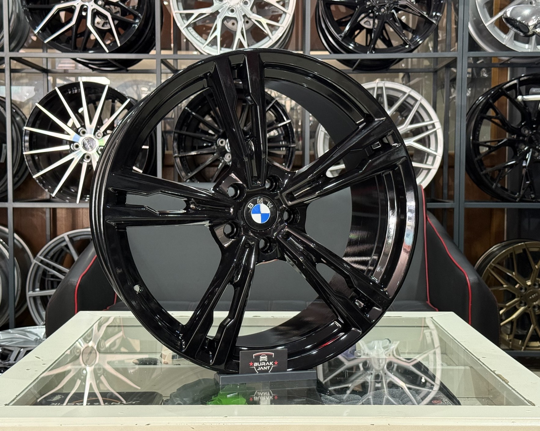 20 İNÇ 5X112 BMW G11 G12 G70 G30 UYUMLU PİANO BLACK ÖN/ARKA JANT MODELİ (4ADET) - Görsel 2
