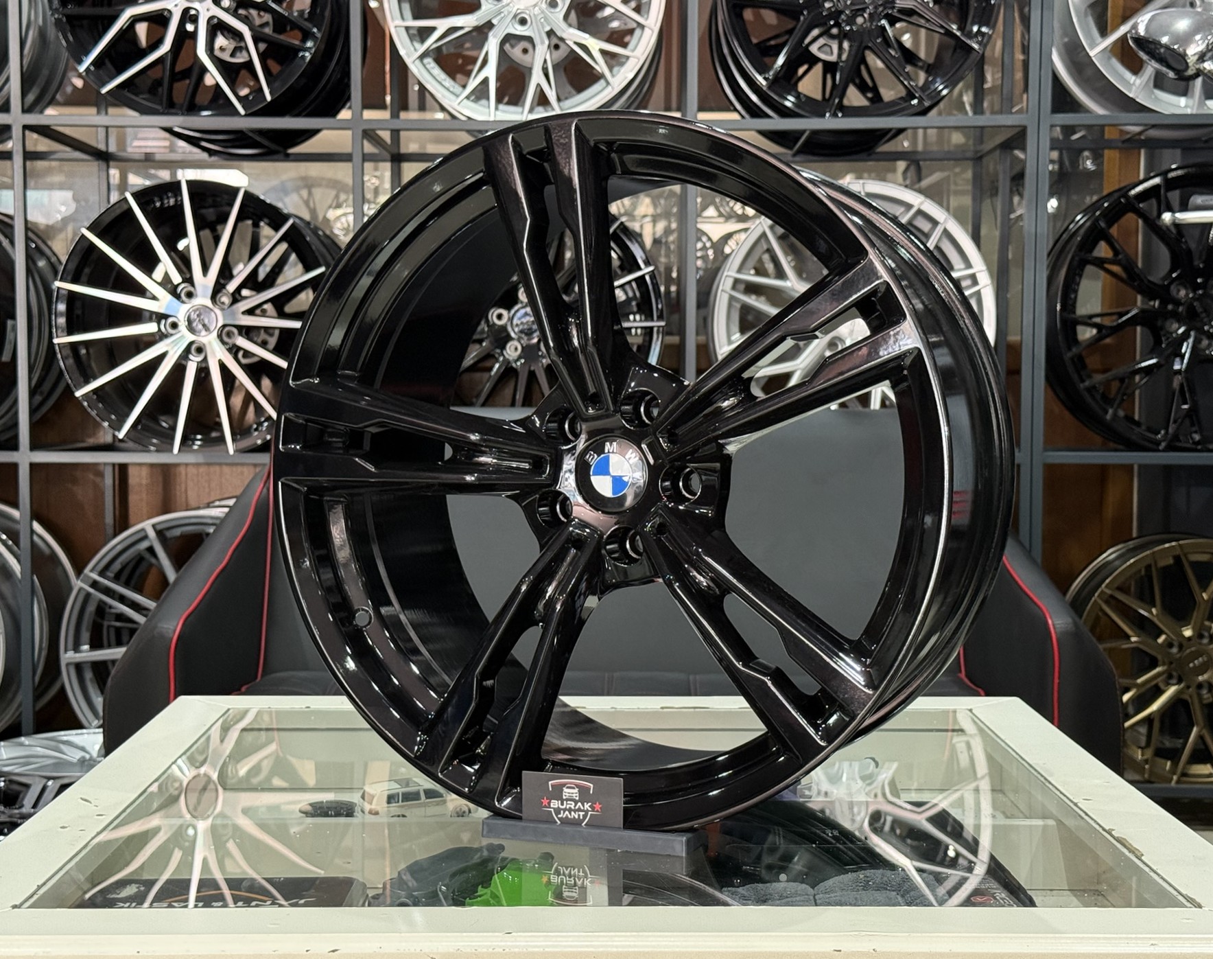 20 İNÇ 5X112 BMW G11 G12 G70 G30 UYUMLU PİANO BLACK ÖN/ARKA JANT MODELİ (4ADET) - Görsel 3