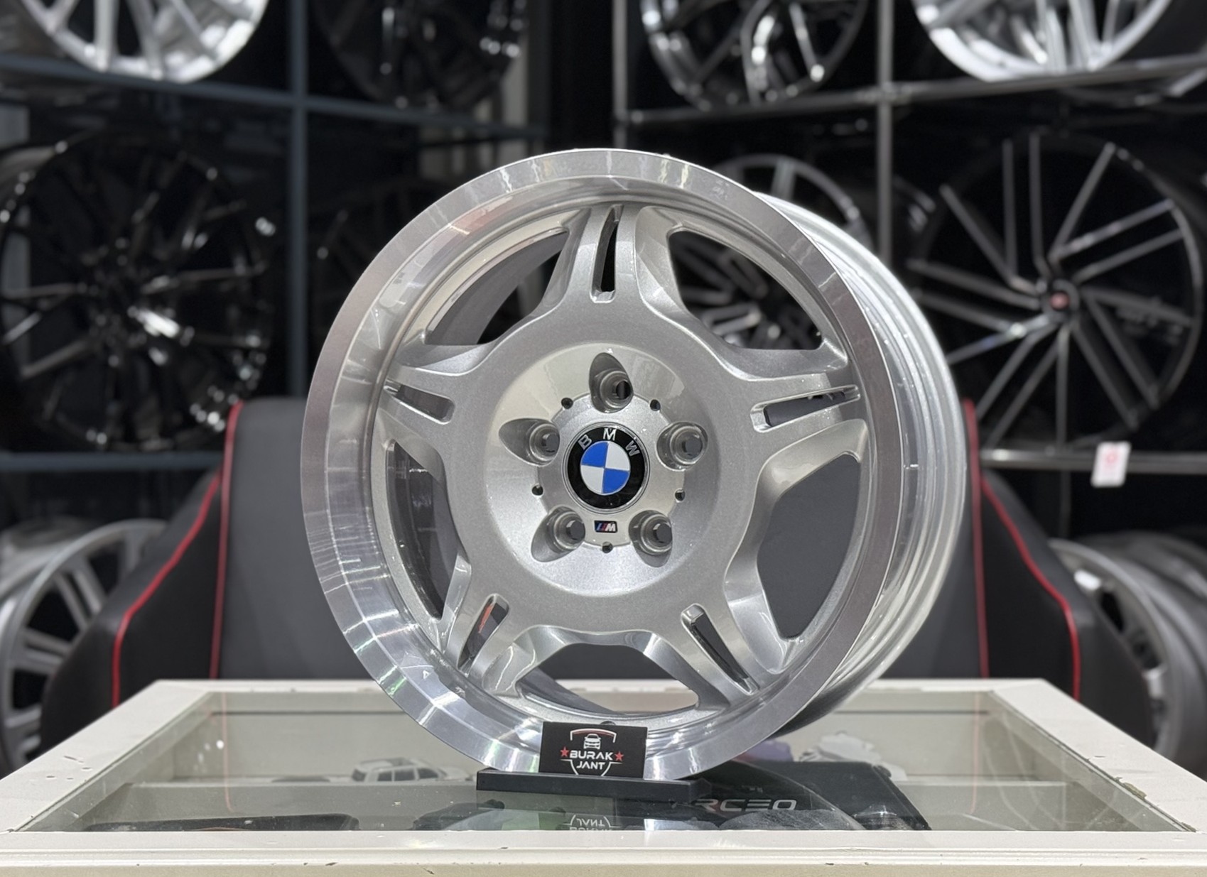 17 İNÇ 5X120 BMW E36 M3 STYLE-24 MOTORSPORT ÖN ARKA JANT MODELİ (4ADET) - Görsel 3