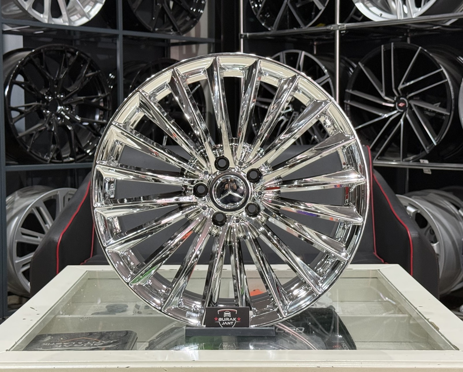19 İNÇ 5X112 MERCEDES ÖN/ARKA C VE E SERİSİ UYUMLU KROM JANT MODELİ (4ADET)