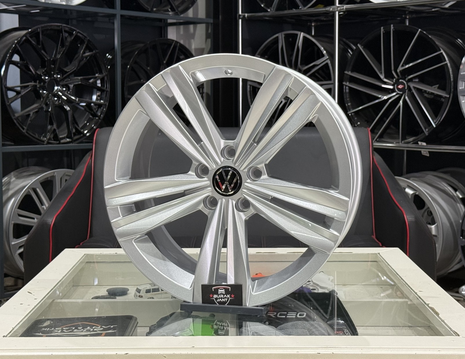 18 İNÇ 5X100 POLO İBİZA SCALA EGEA DOBLO UYUMLU SİLVER SEBRİNG JANT MODELİ (4ADET) - Görsel 3