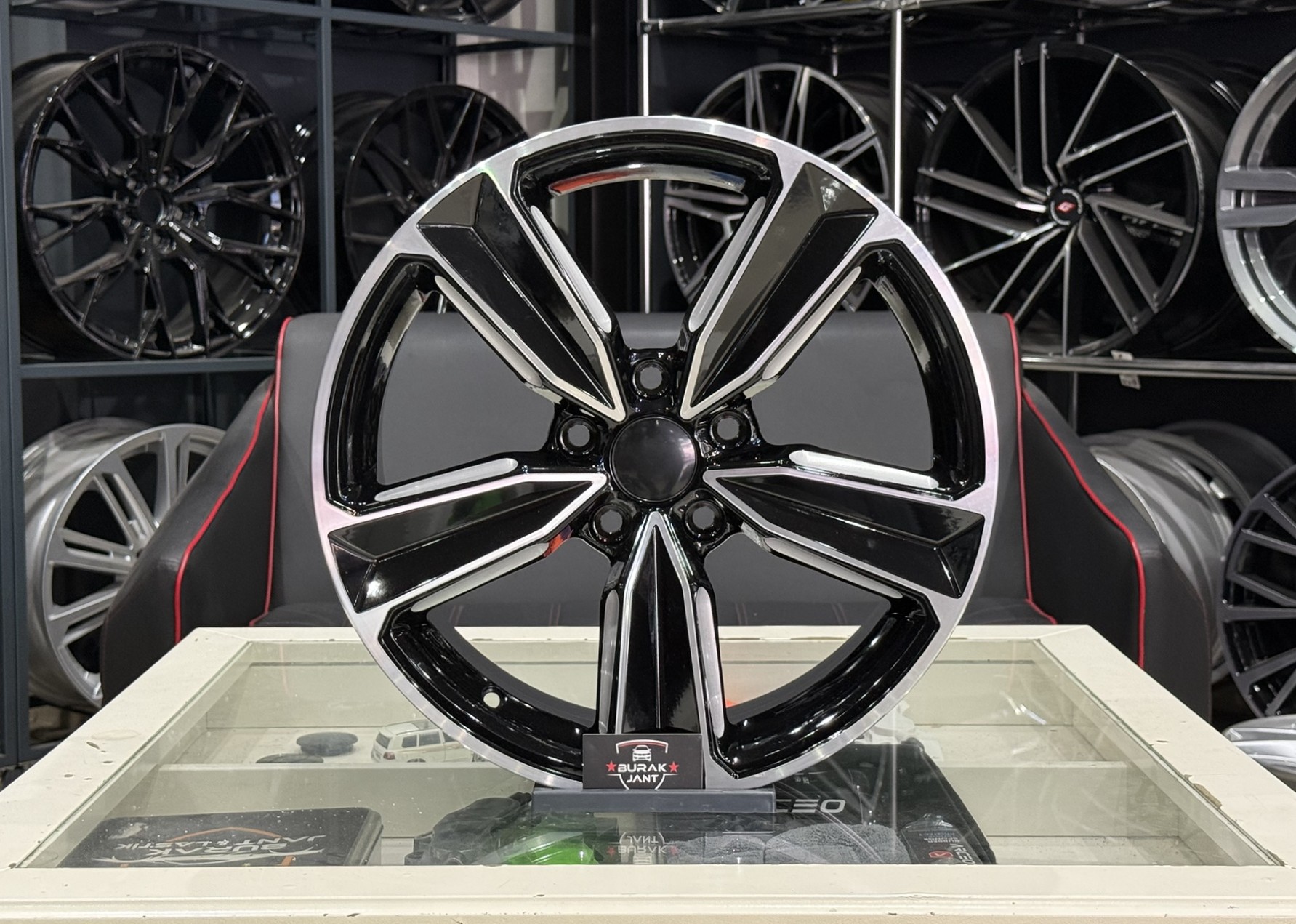 17 İNÇ 5X100 VW SKODA SEAT FİAT BABAYAGA BLACK DİAMOND JANT MODELİ (4ADET)