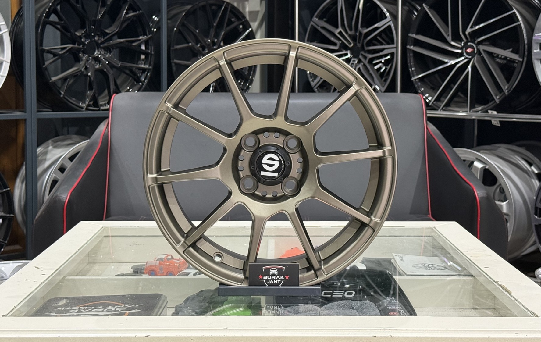 15 İNÇ 4X100 SPARCO ASSETTO GARA MATT BRONZE JANT MODELİ (4ADET)