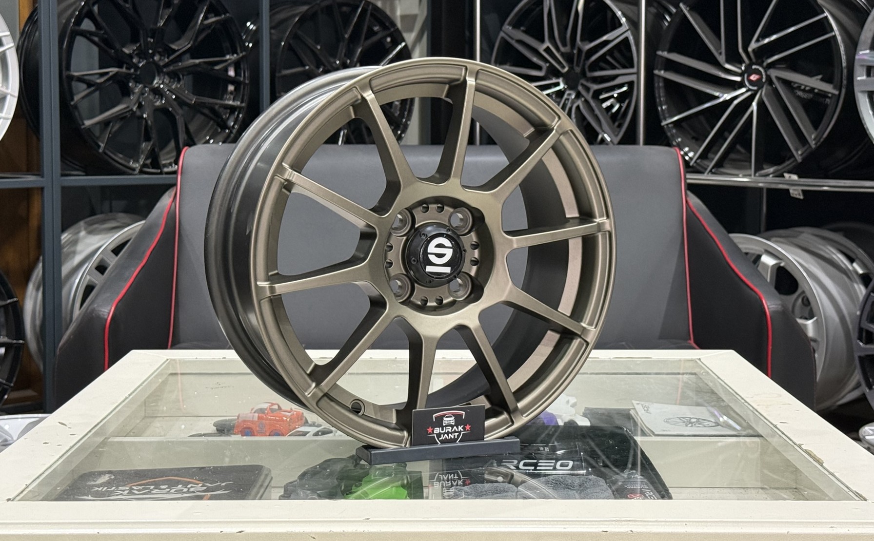 15 İNÇ 4X100 SPARCO ASSETTO GARA MATT BRONZE JANT MODELİ (4ADET) - Görsel 2