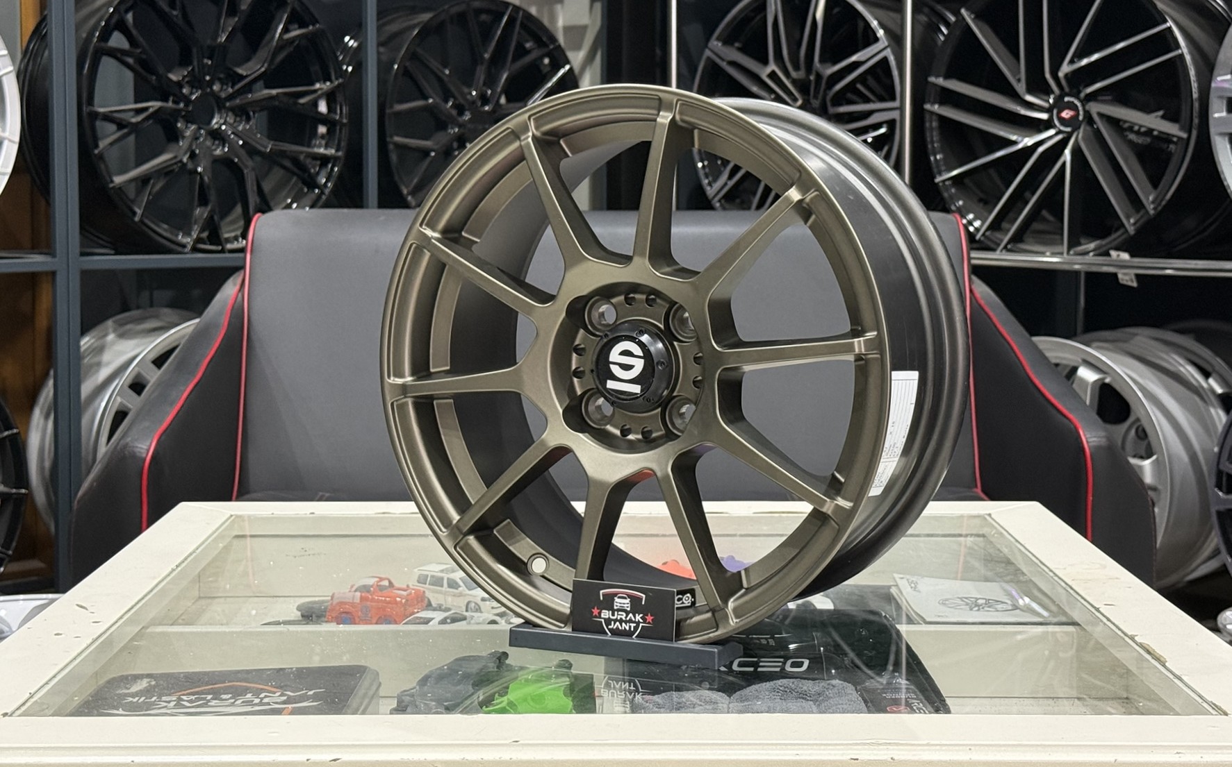 15 İNÇ 4X100 SPARCO ASSETTO GARA MATT BRONZE JANT MODELİ (4ADET) - Görsel 3