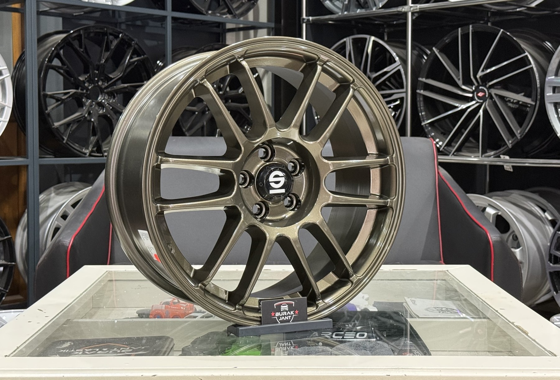 17 İNÇ 5X100 SPARCO TARMAC GLOSS BRONZE JANT MODELİ (4ADET) - Görsel 2