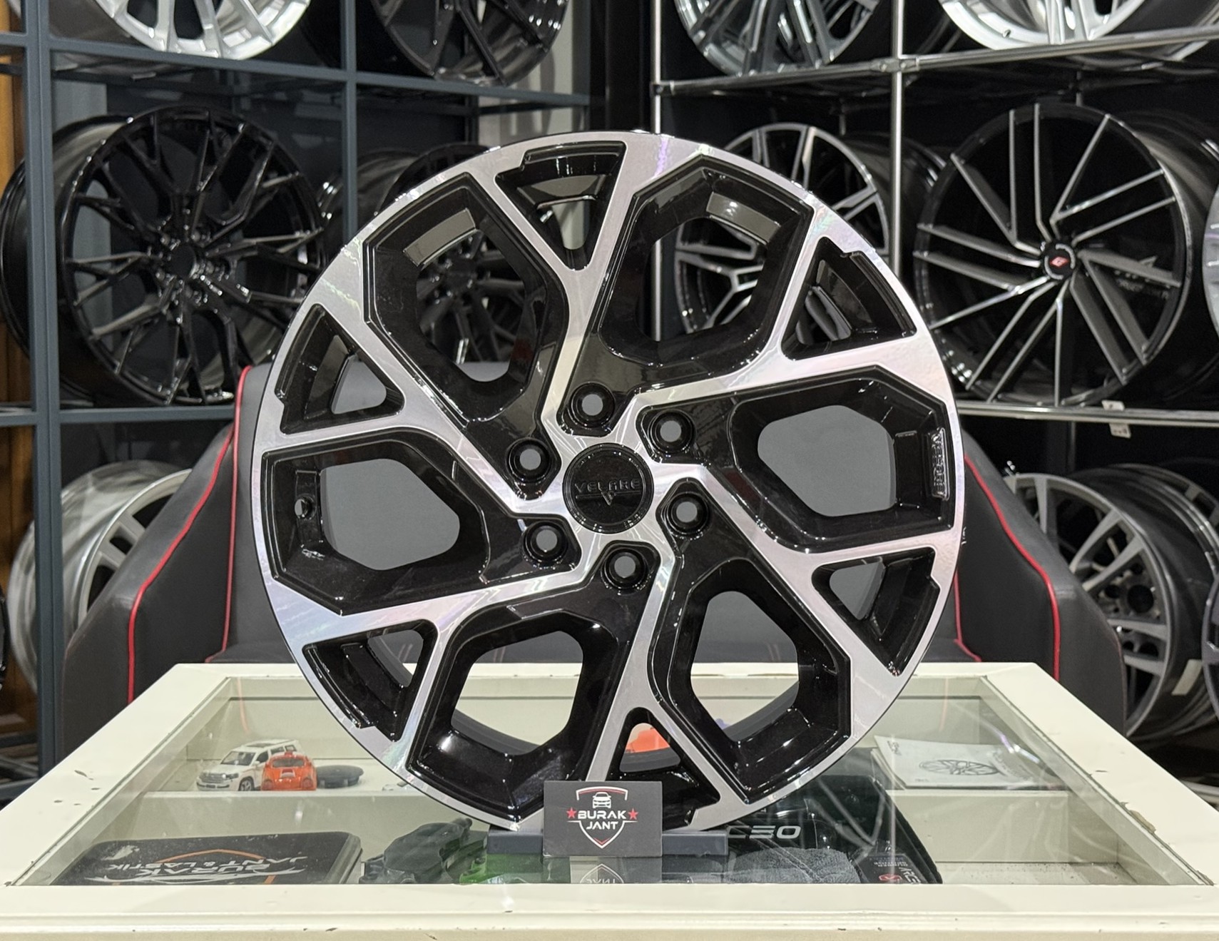 18 İNÇ 6X120 YENİ VW TRANSPORTER BLACK DİAMOND VELARE JANT MODELİ (4ADET)