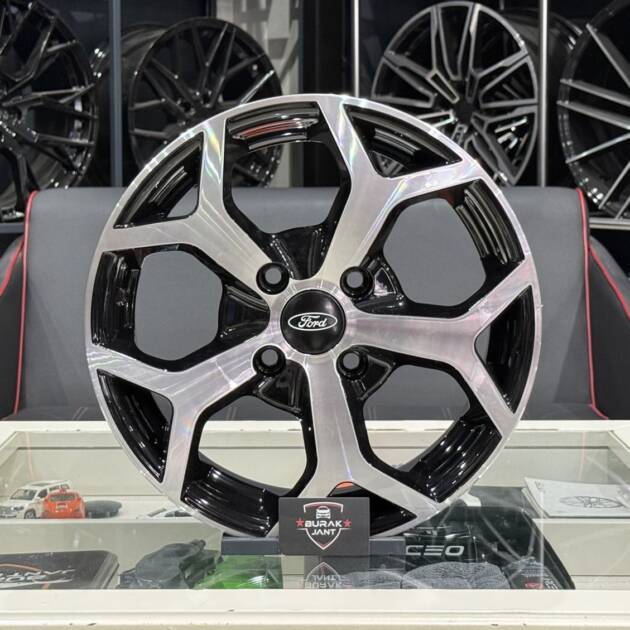 15 İNÇ 4X108 FORD FİESTA COURİER UYUMLU BLACK DİAMOND JANT MODELİ (4ADET)