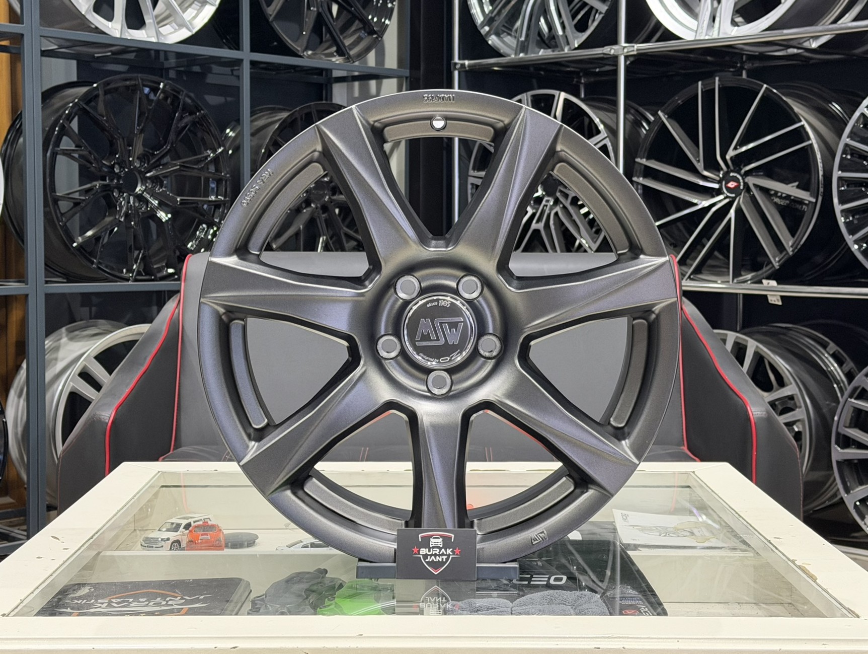18 İNÇ 5X112 ORJİNAL MSW 77 MATT DARK GREY JANT MODELİ (4ADET)