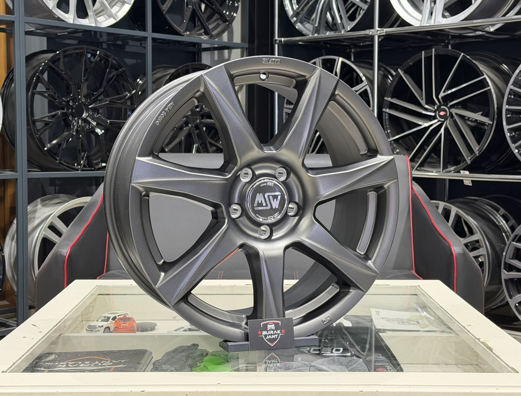 18 İNÇ 5X112 ORJİNAL MSW 77 MATT DARK GREY JANT MODELİ (4ADET) - Görsel 2
