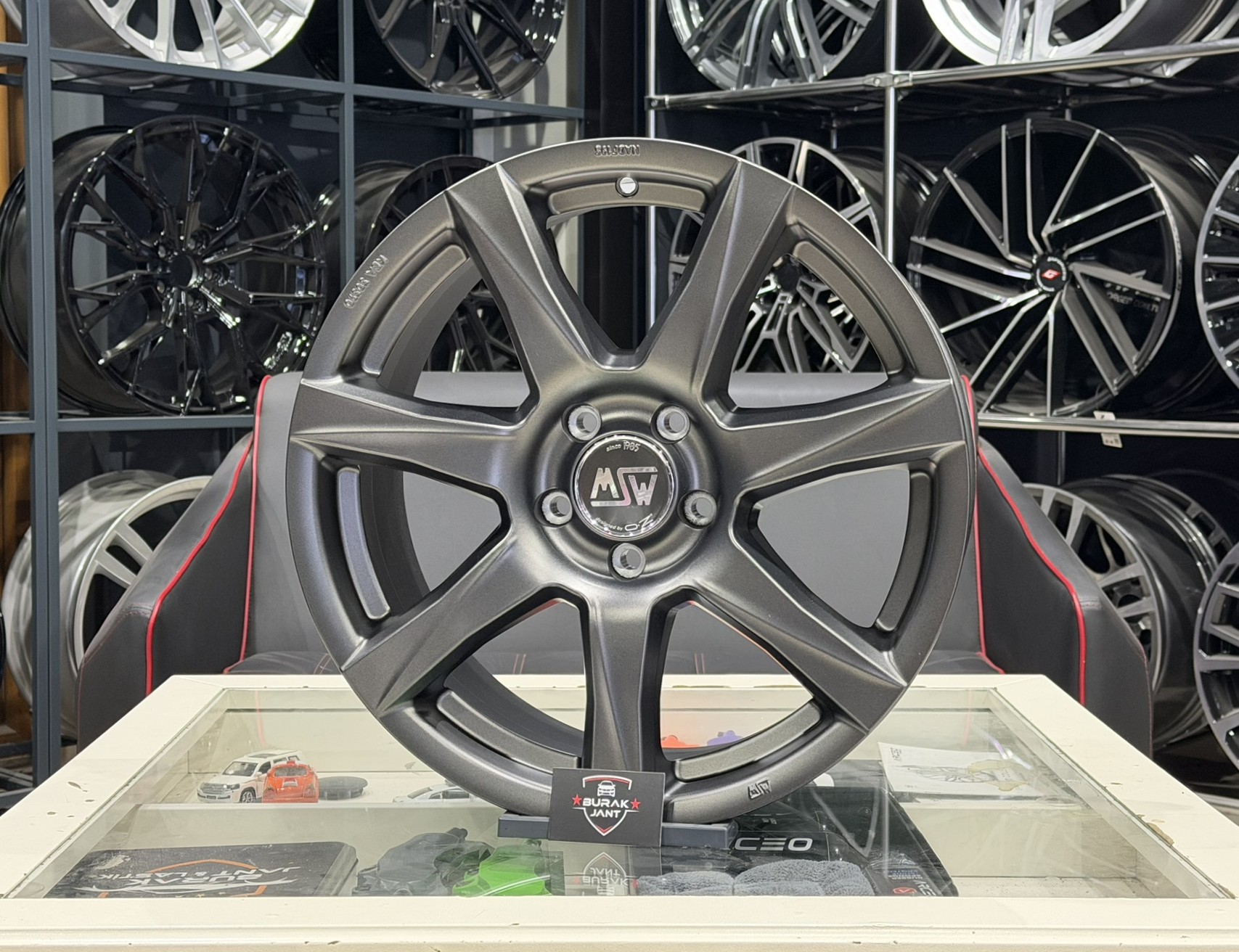18 İNÇ 5X112 ORJİNAL MSW 77 MATT DARK GREY JANT MODELİ (4ADET) - Görsel 3
