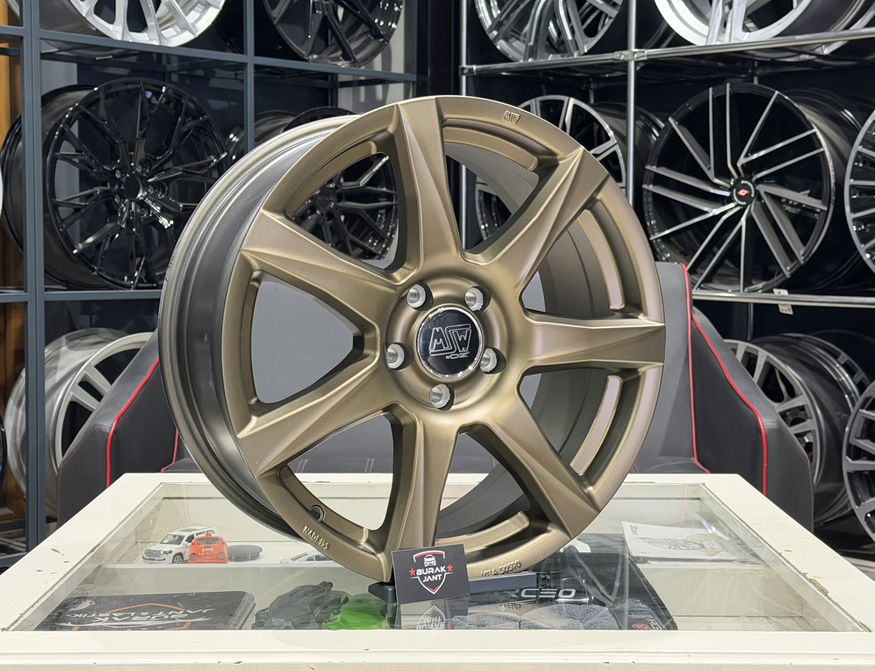 18 İNÇ 5X112 ORJİNAL MSW 77 MATT DARK BRONZE JANT MODELİ (4ADET) - Görsel 2