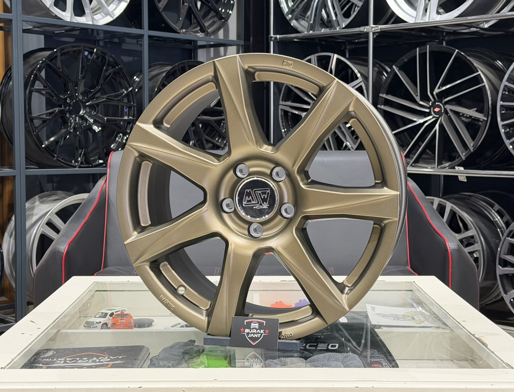 18 İNÇ 5X112 ORJİNAL MSW 77 MATT DARK BRONZE JANT MODELİ (4ADET) - Görsel 3