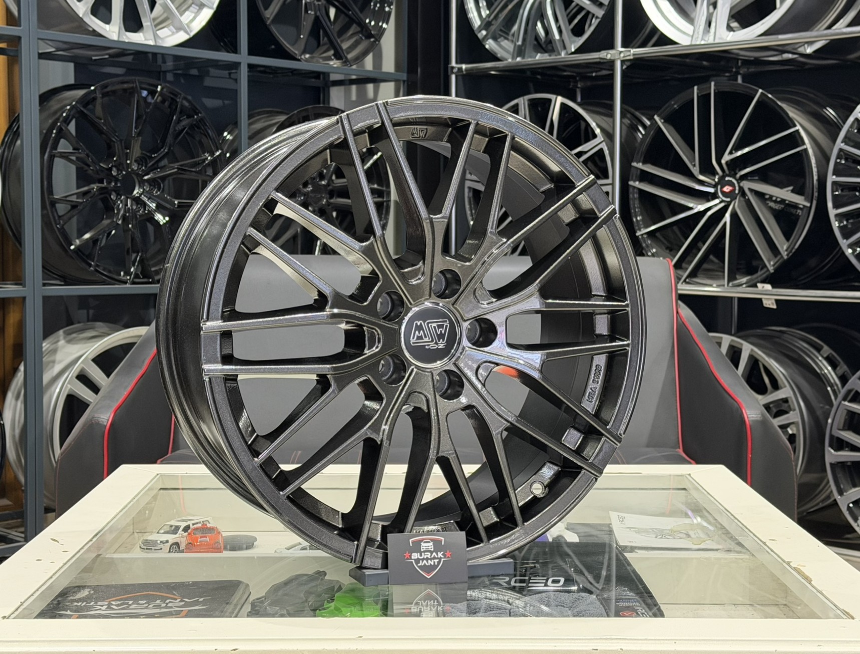 18 İNÇ 5X112 ORJİNAL MSW 72 GLOSS DARK GREY JANT MODELİ (4ADET) - Görsel 2