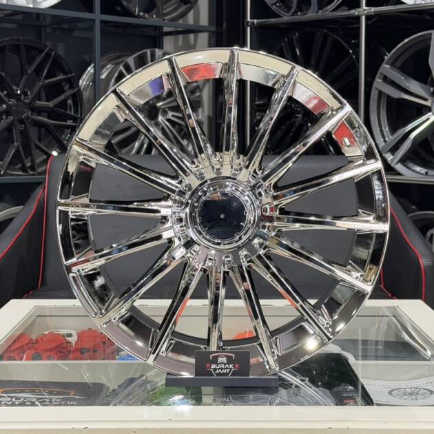 18 İNÇ 5X112 MERCEDES C200 ÖN/ARKA S63 CHROME JANT MODELİ (4ADET)
