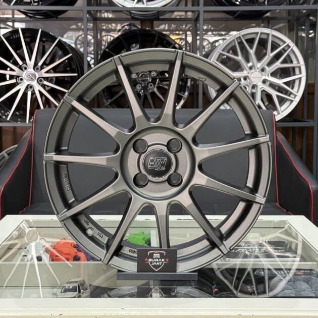 17 İNÇ 4X100 ORJ. MAT GRAFİT MSW-85 JANT MODELİ (4ADET)