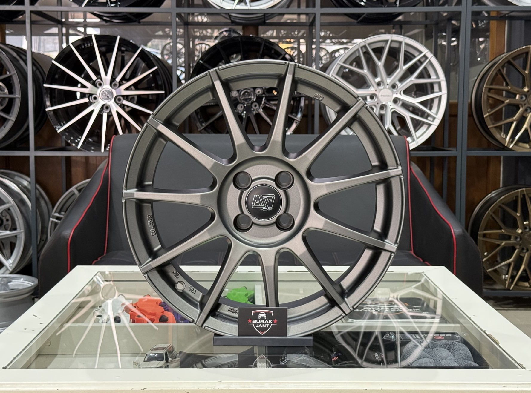 17 İNÇ 4X100 ORJ. MAT GRAFİT MSW-85 JANT MODELİ (4ADET)