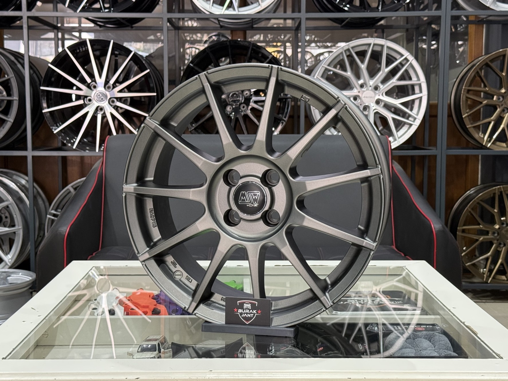 17 İNÇ 4X100 ORJ. MAT GRAFİT MSW-85 JANT MODELİ (4ADET) - Görsel 3