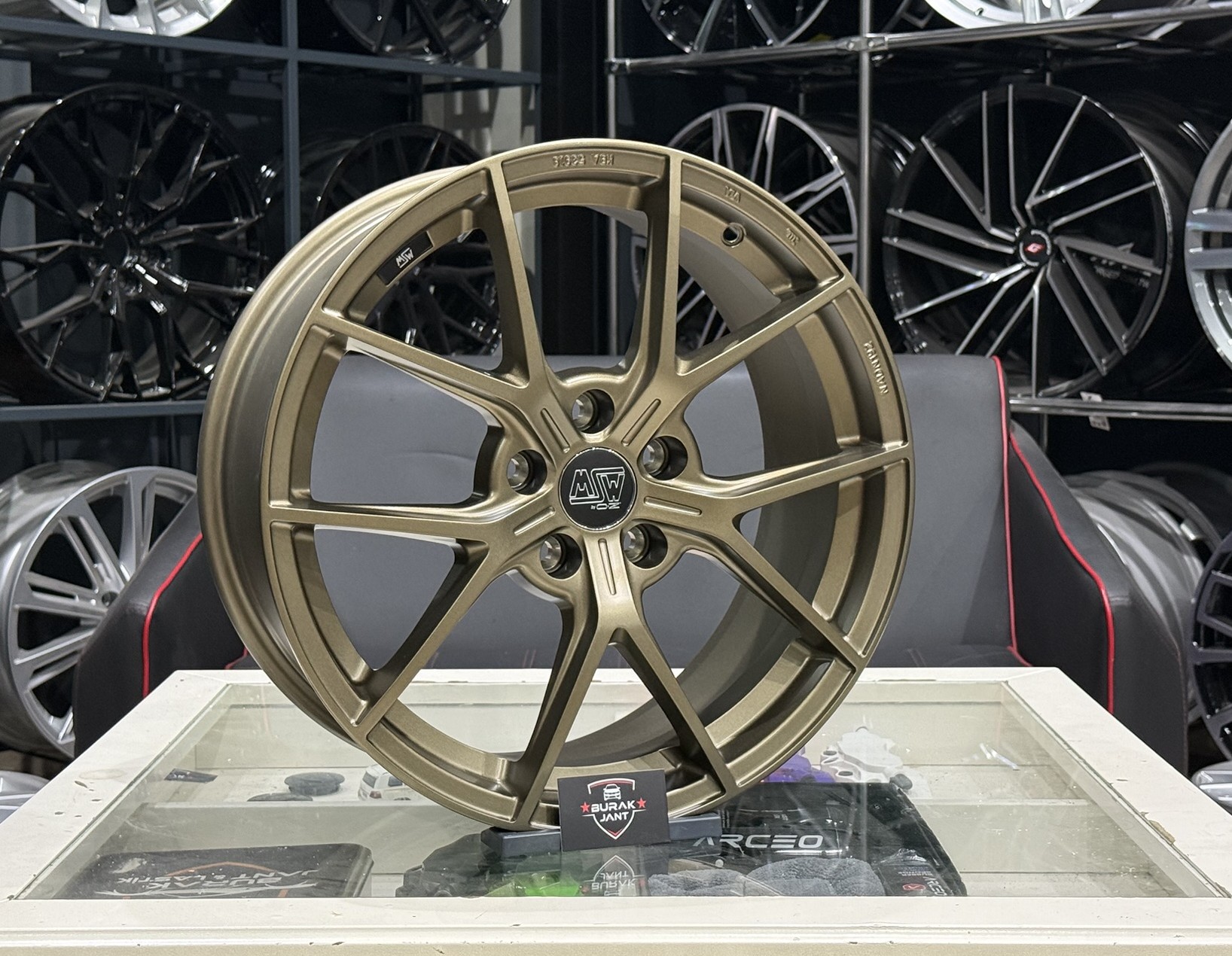 18 İNÇ 5X112 ORJİNAL MSW P1 MATT BRONZE JANT MODELİ (4ADET) - Görsel 2