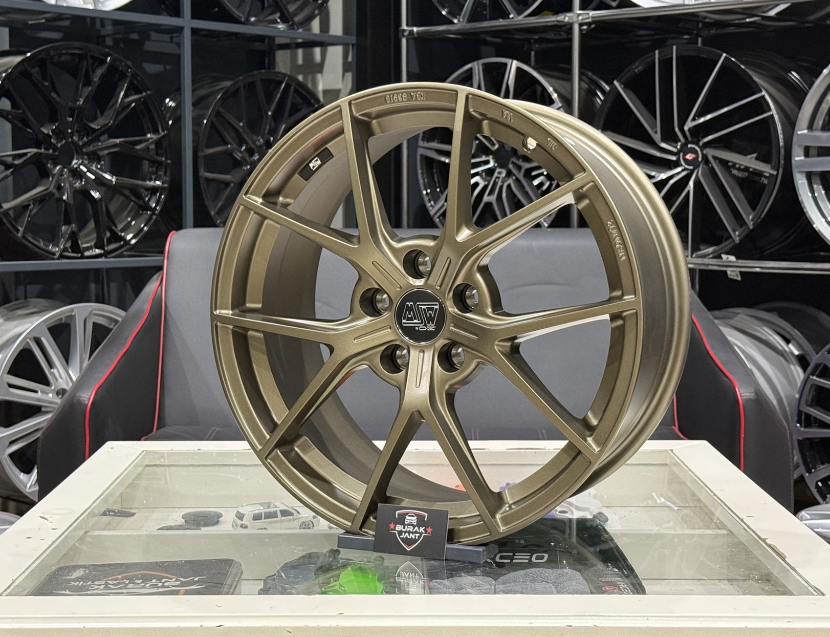 18 İNÇ 5X112 ORJİNAL MSW P1 MATT BRONZE JANT MODELİ (4ADET) - Görsel 3