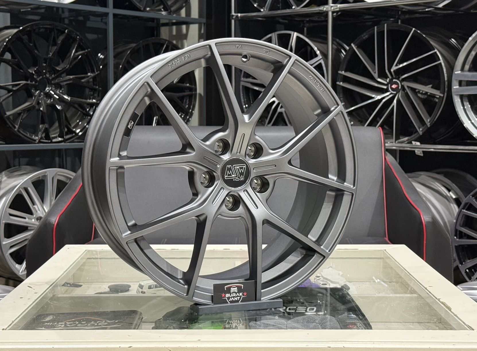 18 İNÇ 5X112 ORJİNAL MSW P1 MATT GRAPHİTE JANT MODELİ (4ADET) - Görsel 2