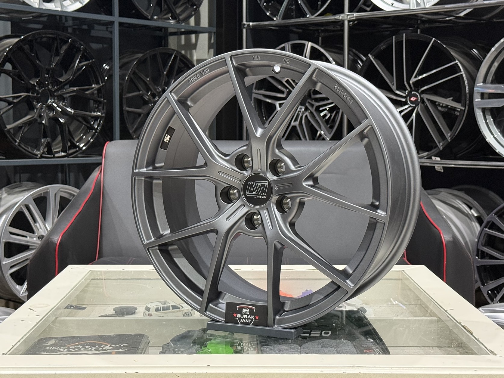 18 İNÇ 5X112 ORJİNAL MSW P1 MATT GRAPHİTE JANT MODELİ (4ADET) - Görsel 3