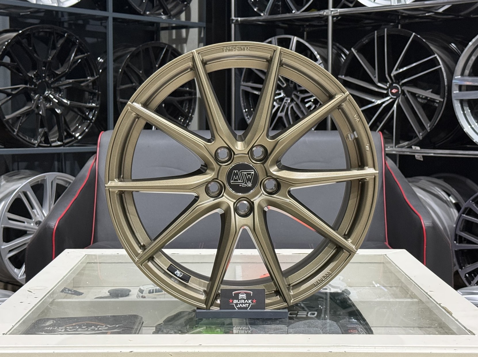 18 İNÇ 5X112 ORJİNAL MSW DR1 MATT BRONZE JANT MODELİ (4ADET)