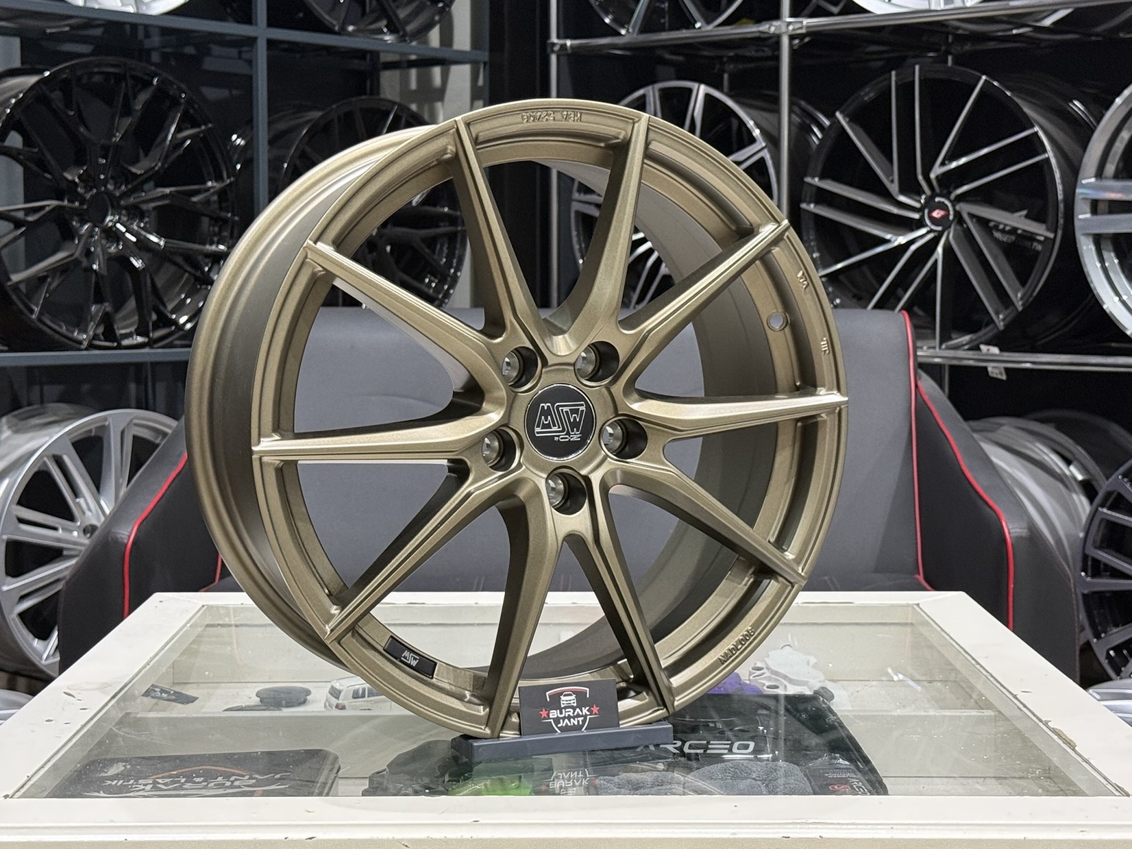 18 İNÇ 5X112 ORJİNAL MSW DR1 MATT BRONZE JANT MODELİ (4ADET) - Görsel 2