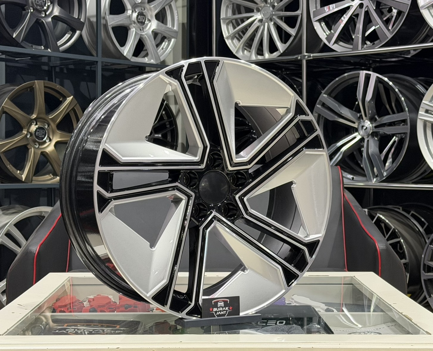 20 İNÇ 5X112 VW SEAT SKODA UYUMLU AUDİ E-TRON JANT MODELİ (4ADET) - Görsel 2