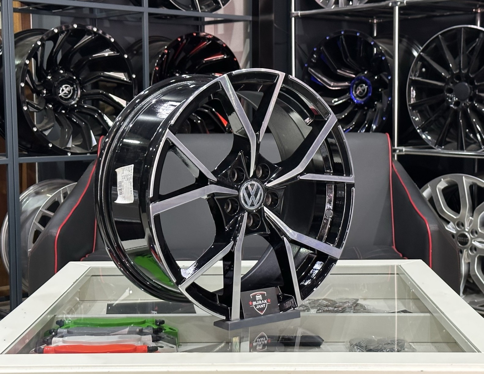 17 İNÇ 5X112 VW GOLF R JANT MODELİ (4ADET) - Görsel 2