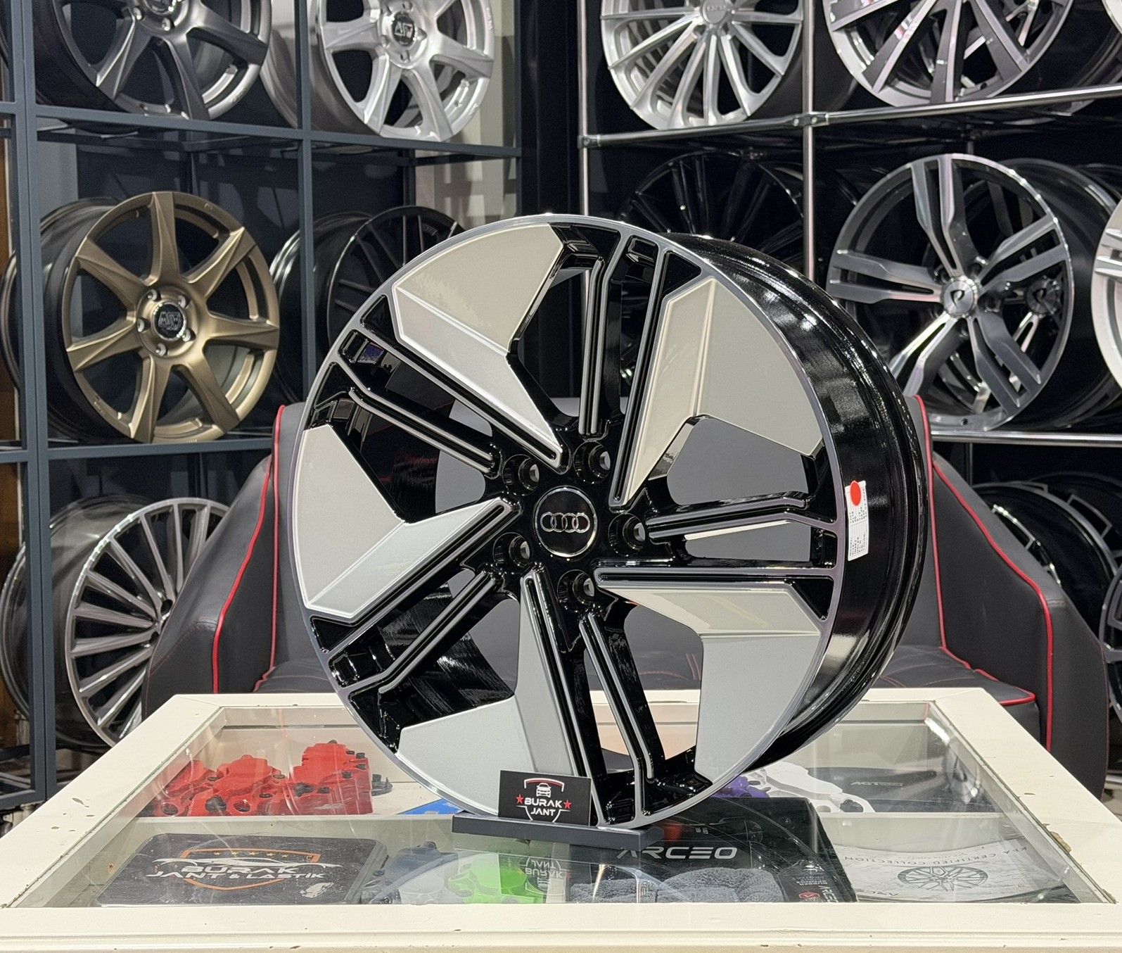 18 İNÇ 5X100 POLO İBİZA SCALA T-CROSS UYUMLU AUDİ E-TRON JANT MODELİ (4ADET) - Görsel 3