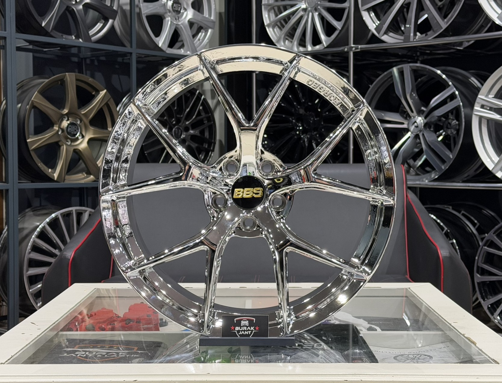 19 İNÇ 5X112 BBS FI-R HAVA KANALLI FORGED KROM JANT MODELİ (4ADET)