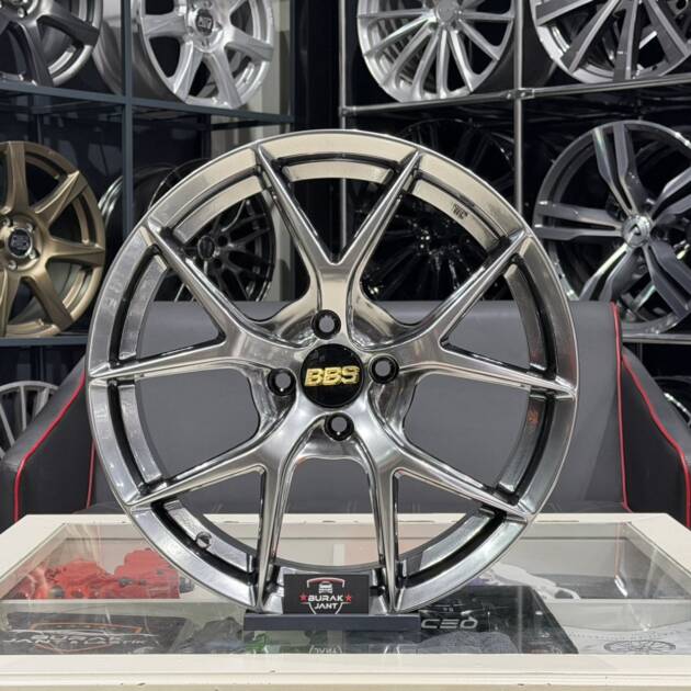 17 İNÇ 4X100 BBS FI-R HAVA KANALLI FORGED HYPER BLACK JANT MODELİ (4ADET)