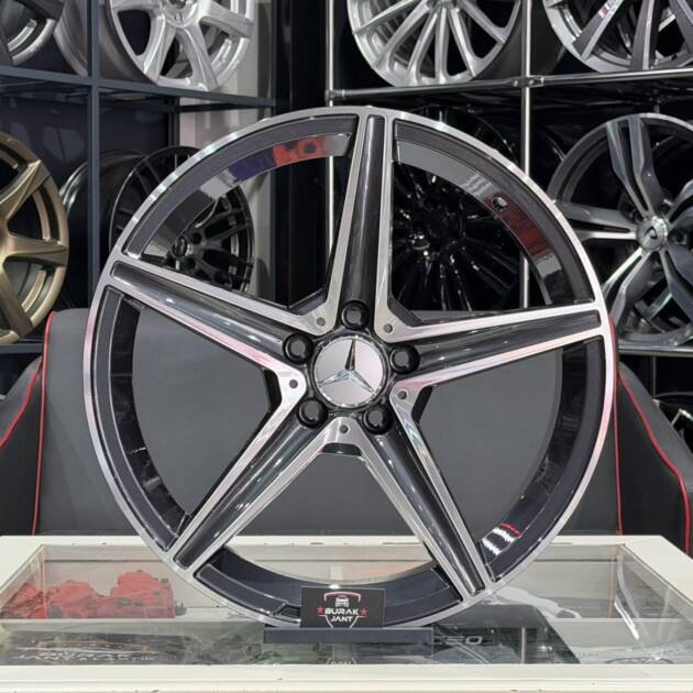 19 İNÇ 5X112 TİTAN DİAMOND ÖN ARKA MERCEDES C180 C200 AMG JANT MODELİ (4ADET)