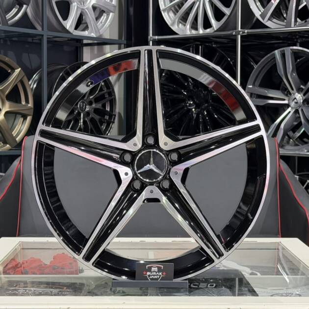 19 İNÇ 5X112 BLACK DİAMOND ÖN ARKA MERCEDES C180 C200 AMG JANT MODELİ (4ADET)