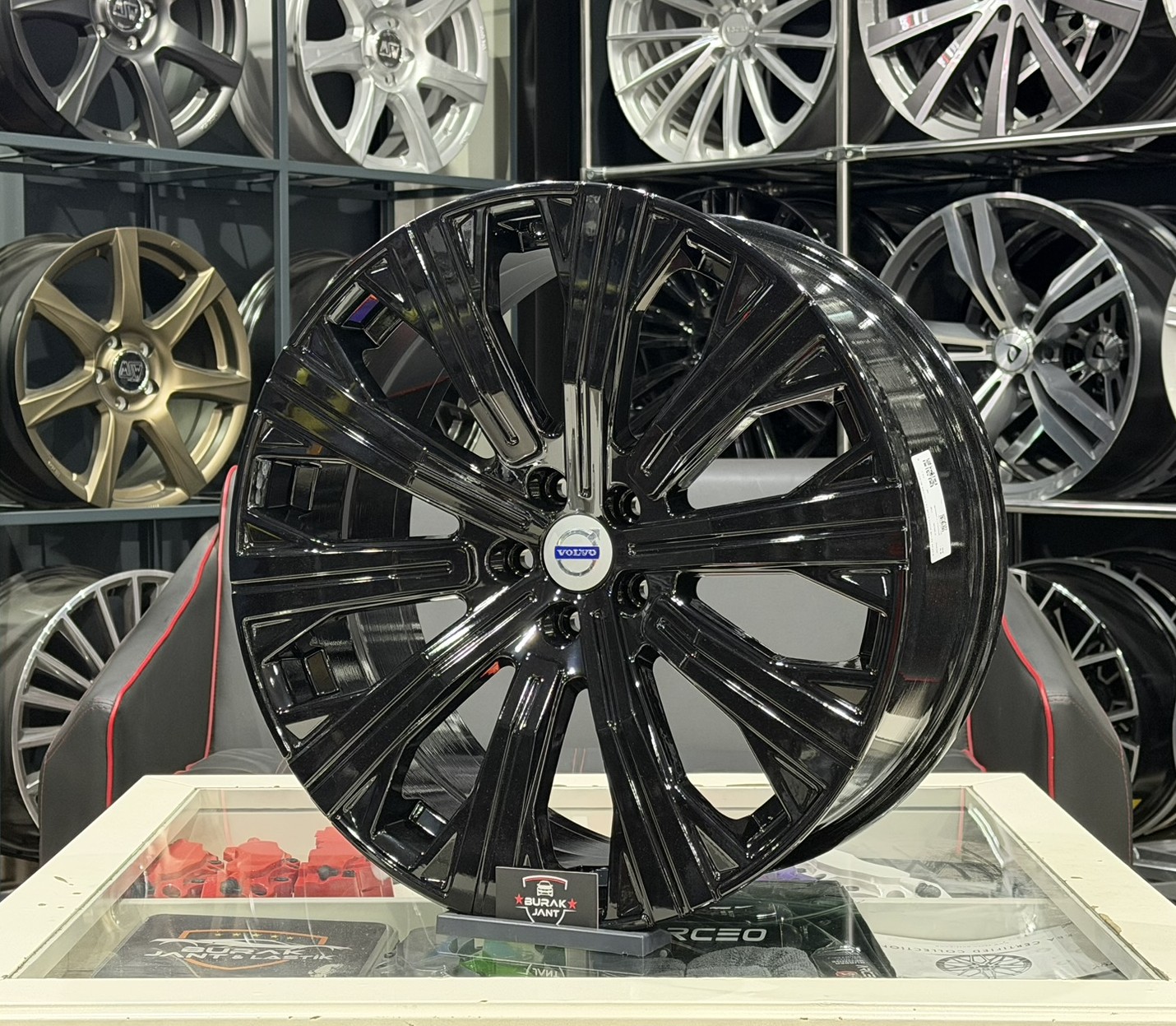 20 İNÇ 5X108 CHERY JAECOO UYUMLU VOLVO XC60 XC90 BLACK JANT MODELİ (4ADET) - Görsel 3