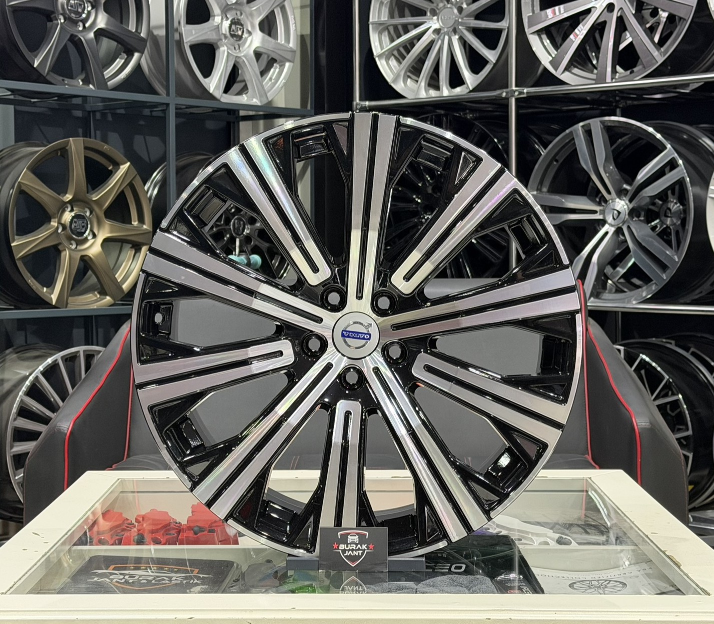 20 İNÇ 5X108 CHERY JAECOO UYUMLU VOLVO XC60 XC90 BLACK DİAMOND JANT MODELİ (4ADET)