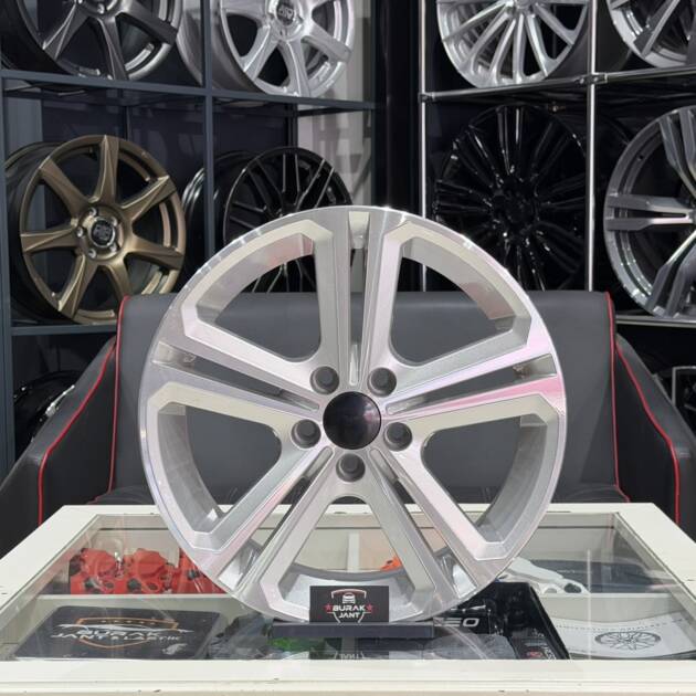 16 İNÇ 5X100 POLO İBİZA SCALA EGEA UYUMLU MALLORY SİLVER DİAMOND JANT MODELİ (4ADET)