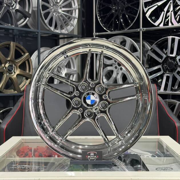 18 İNÇ 5X120 BMW E34 E39 ÖN:8,5 ARKA:10 M PARALLEL KROM JANT MODELİ (4ADET)