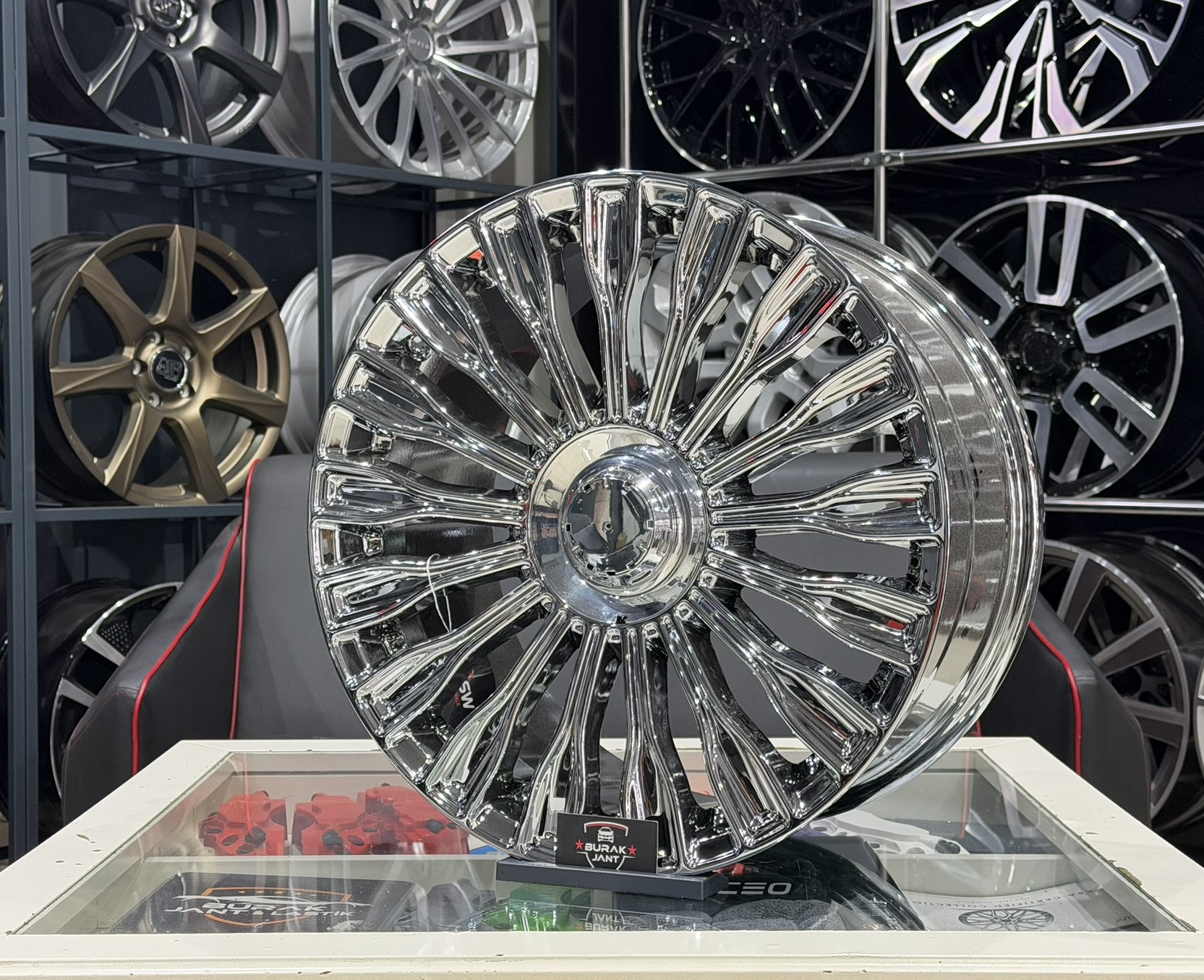 18 İNÇ 5X112 MERCEDES ÖN/ARKA MAYBACH CHROME JANT MODELİ (4ADET) - Görsel 3