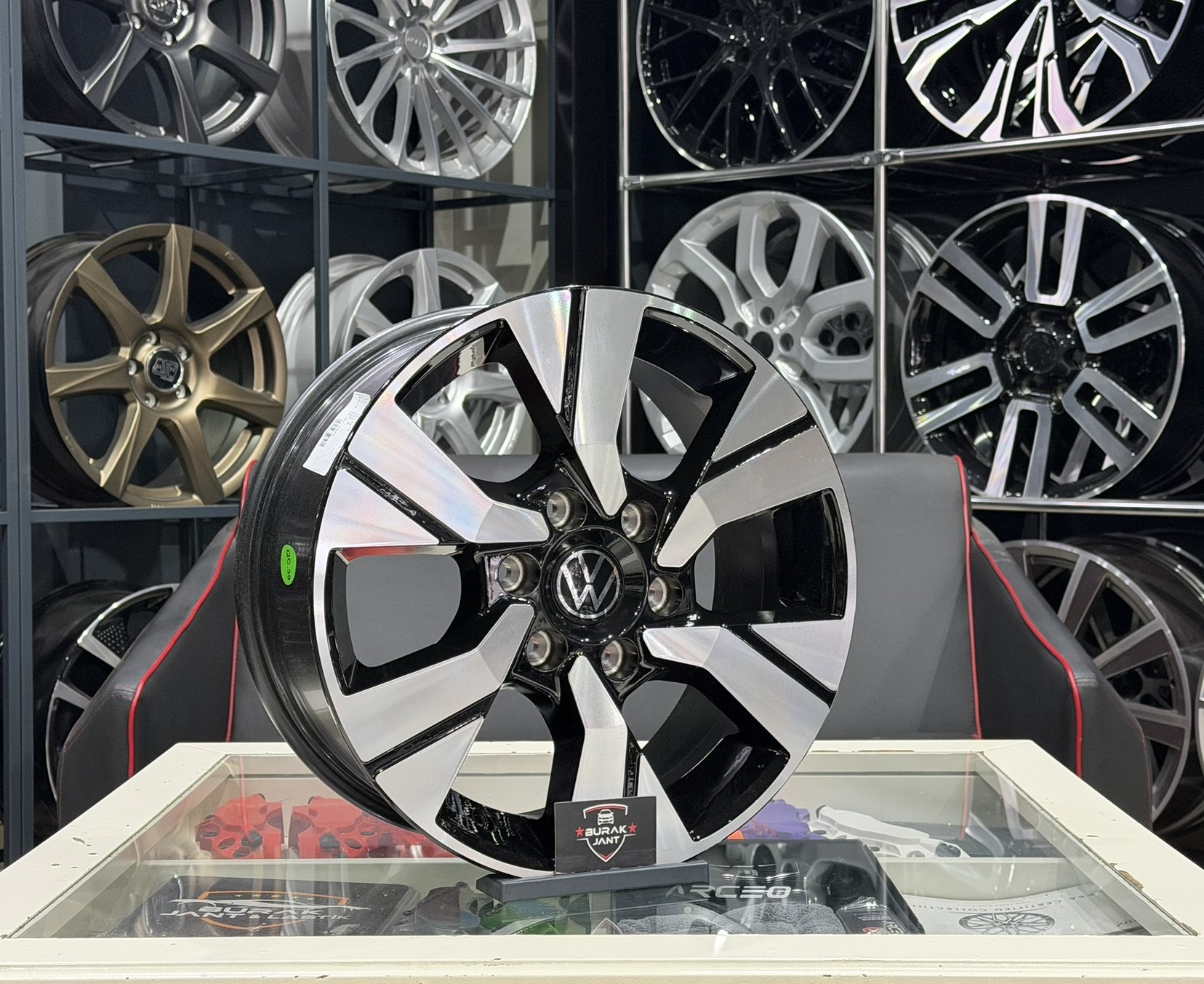 16 İNÇ 6X120 YENİ VW TRANSPORTER VE FORD CUSTOM JANT MODELİ (4ADET) - Görsel 2
