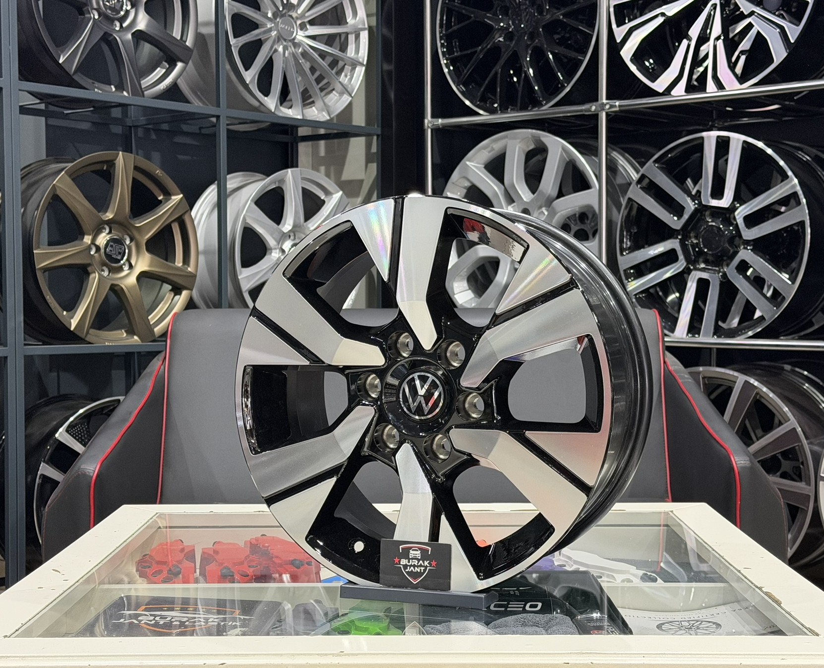 16 İNÇ 6X120 YENİ VW TRANSPORTER VE FORD CUSTOM JANT MODELİ (4ADET) - Görsel 3