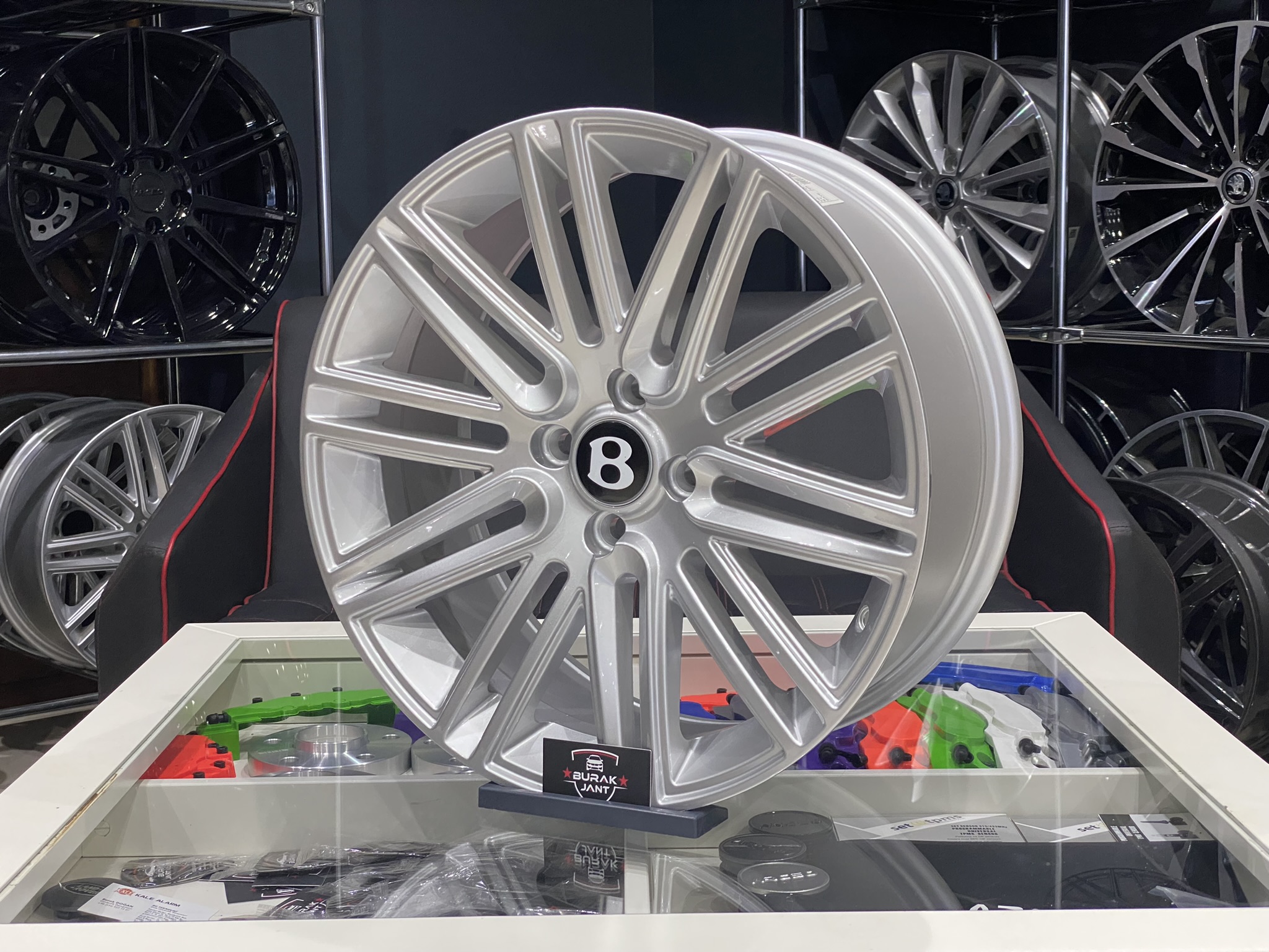 15 İNÇ 4X114 BENTLEY GT2 SİLVER JANT MODELİ (4ADET) - Görsel 3