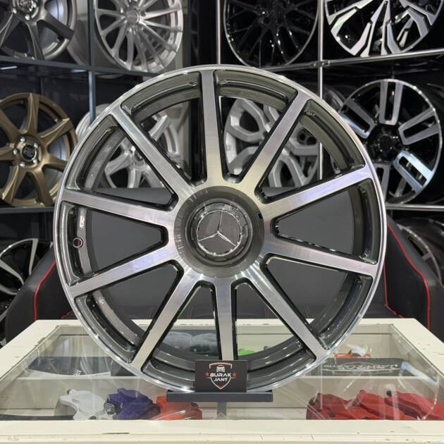 19 İNÇ 5X112 MERCEDES C VE E SERİSİ UYUMLU GUNMETAL DİAMOND S63 JANT MODELİ (4ADET)