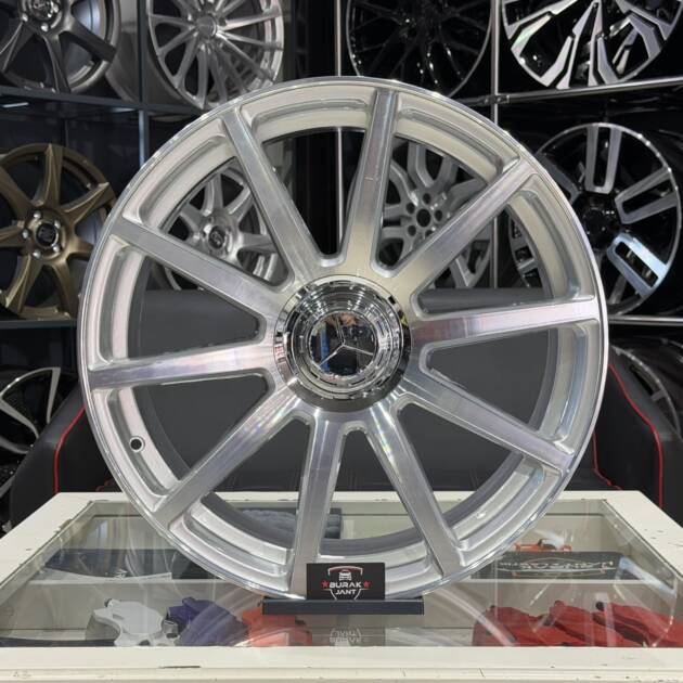 20 İNÇ 5X112 MERCEDES C VE E SERİSİ UYUMLU SİLVER DİAMOND S63 JANT MODELİ (4ADET)