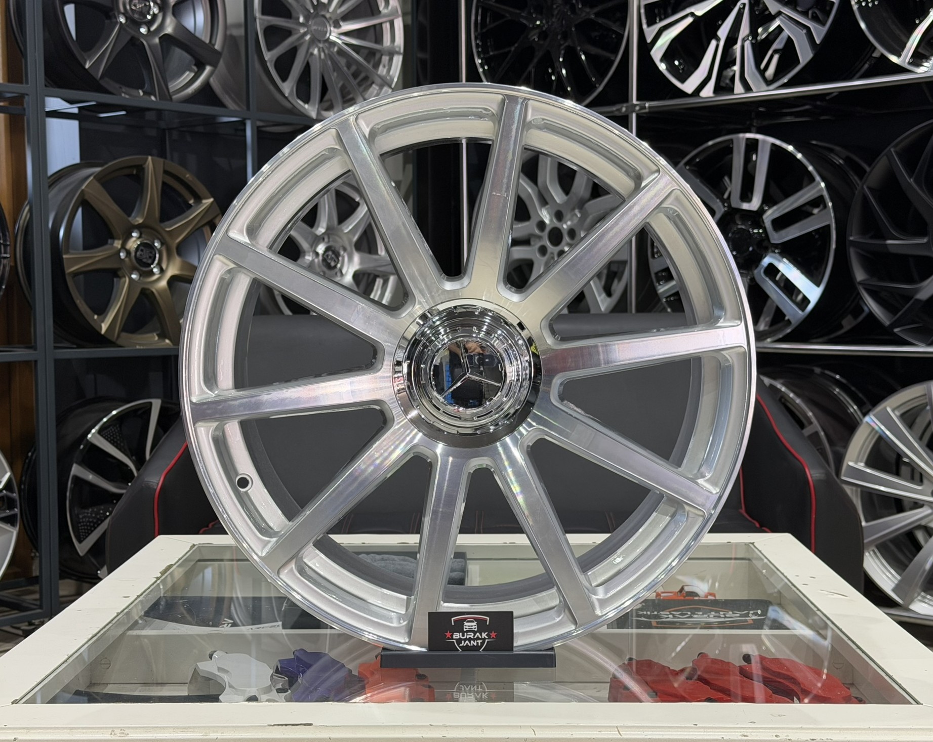 19 İNÇ 5X112 MERCEDES C VE E SERİSİ UYUMLU SİLVER DİAMOND S63 JANT MODELİ (4ADET)