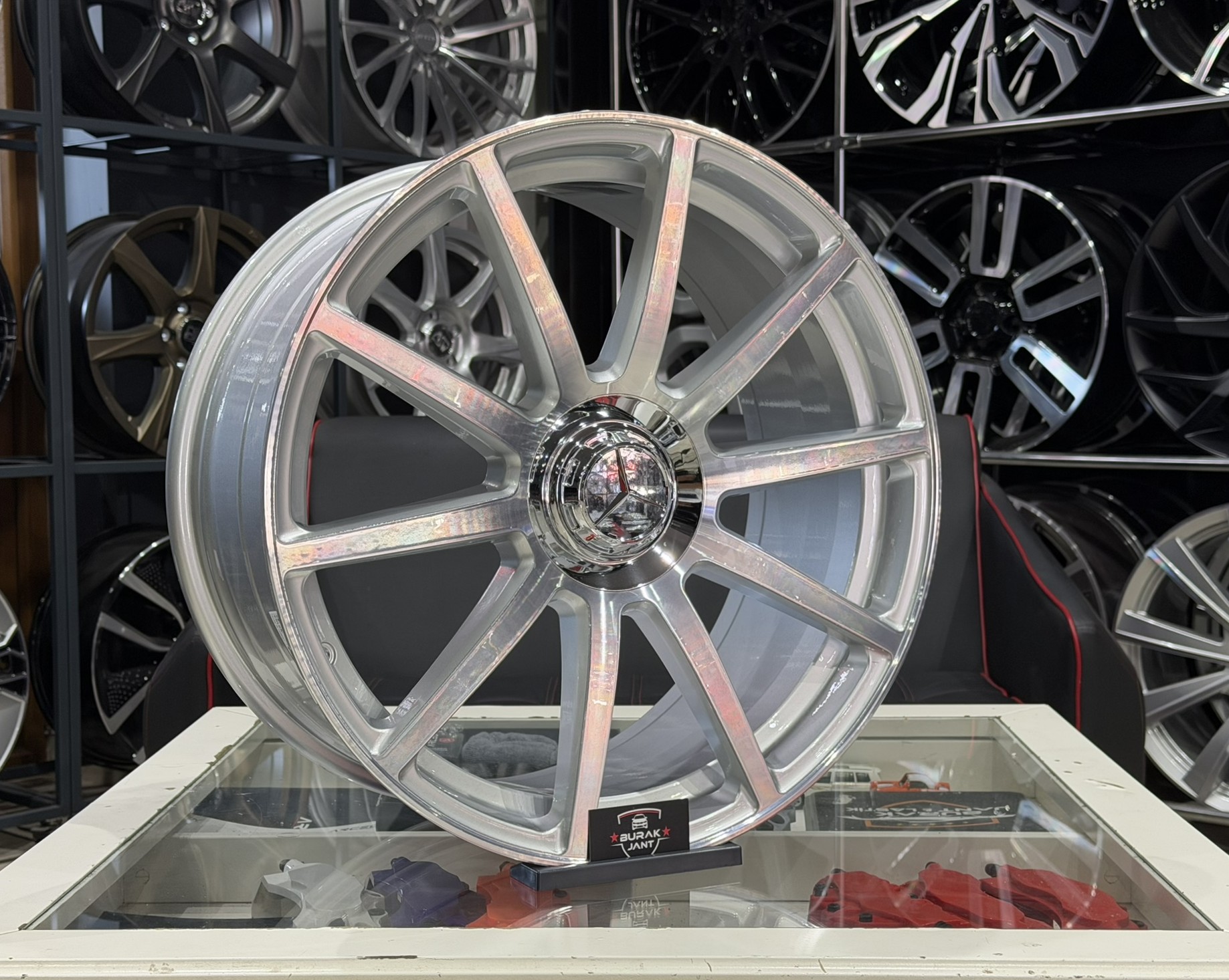 19 İNÇ 5X112 MERCEDES C VE E SERİSİ UYUMLU SİLVER DİAMOND S63 JANT MODELİ (4ADET) - Görsel 2