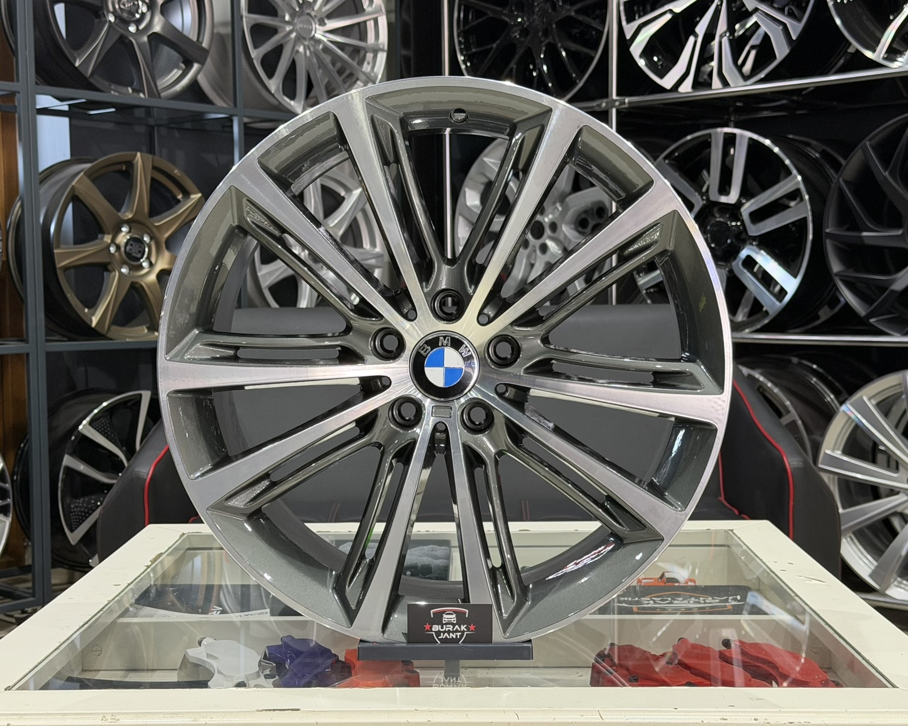 20 İNÇ 5X120 BMW F10 STYLE-464 ÖN ARKA GUN METAL DİAMOND JANT MODELİ (4ADET)